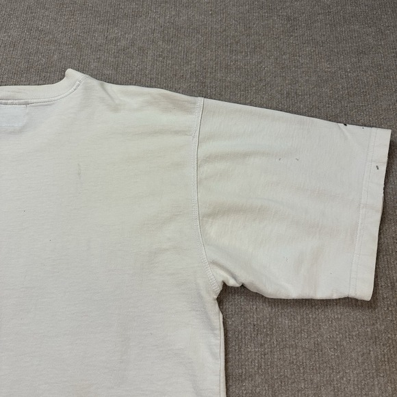 Vintage Raw Blue ABR Mens  Large T Shirt TBone Vs TubbyT Hip Hop Y2K White L - Picture 12 of 12